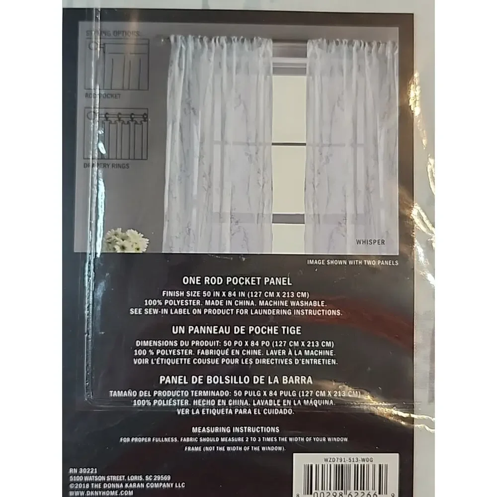 DKNY Single Rod Pocket Panel 50